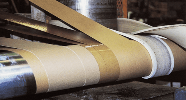 tube winding machine - machinery belts manufactured by Rainbow Rubber & Plastics