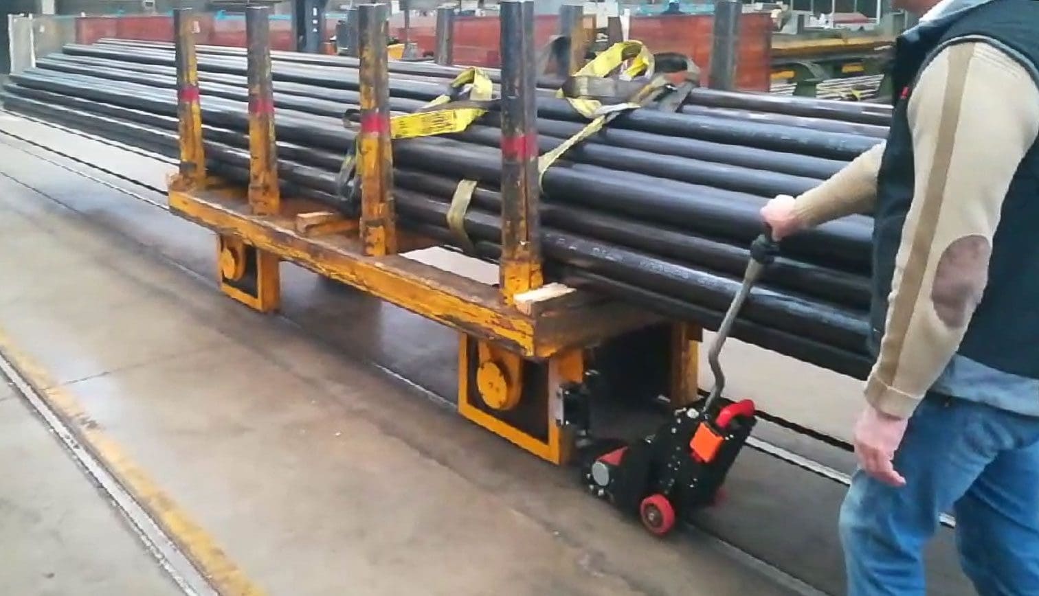 Moviroll industrial cart mover