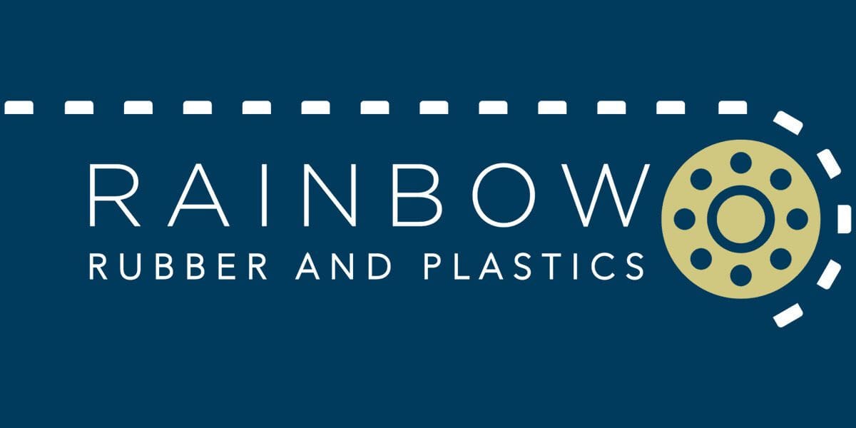 Rainbow Rubber and Plastics logo wide