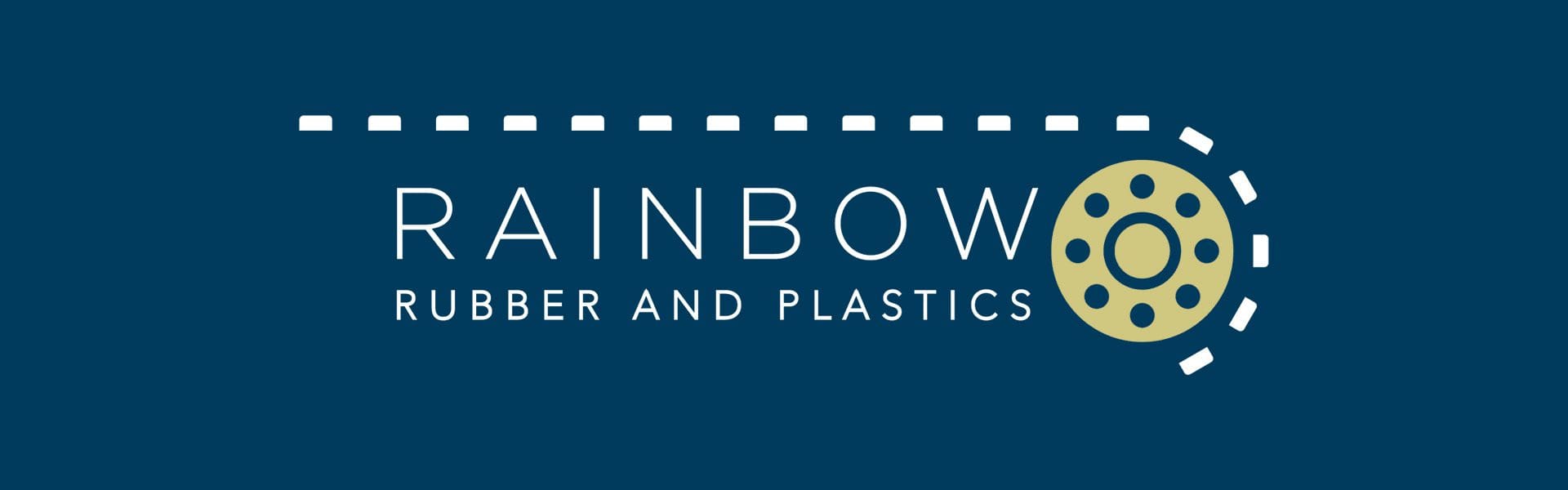 Rainbow Rubber and Plastics logo wide